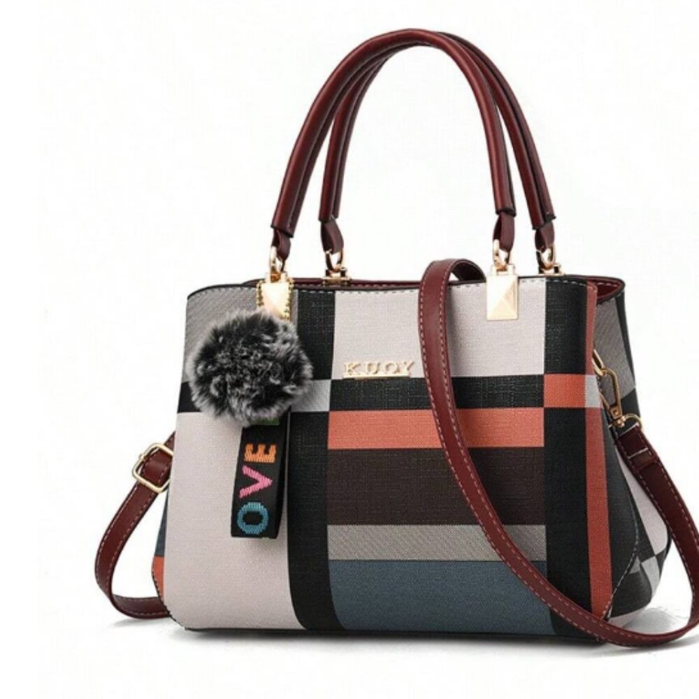 Small Purses And Handbags Women Fashion Crossbody Bag Shoulder Bag Plaid Pattern